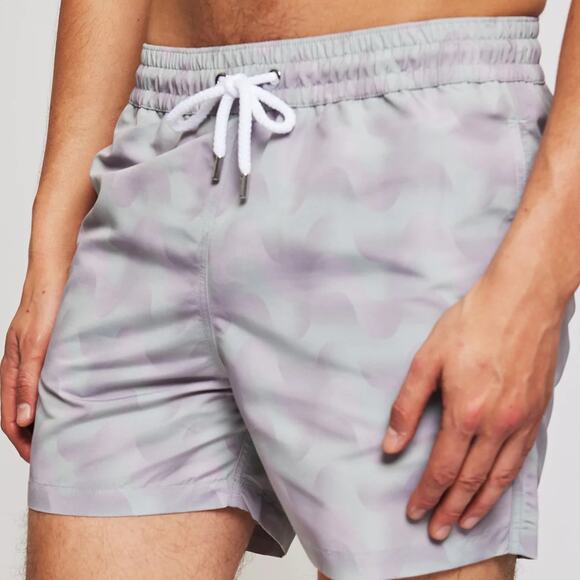 NWT Frescobol Carioca Copacabana Ombré Print Sport Cut Swim Shorts - Picture 1 of 12